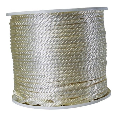Clean All G1024S0500S Solid Braided Nylon Rope Spool  White - 0.37 in. x 500 ft. CL2743248